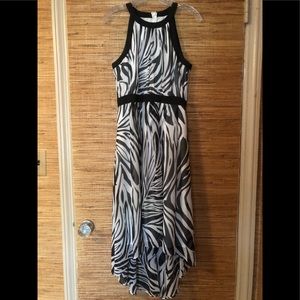 Banana Republic Heritage Zebra High-Low Dress